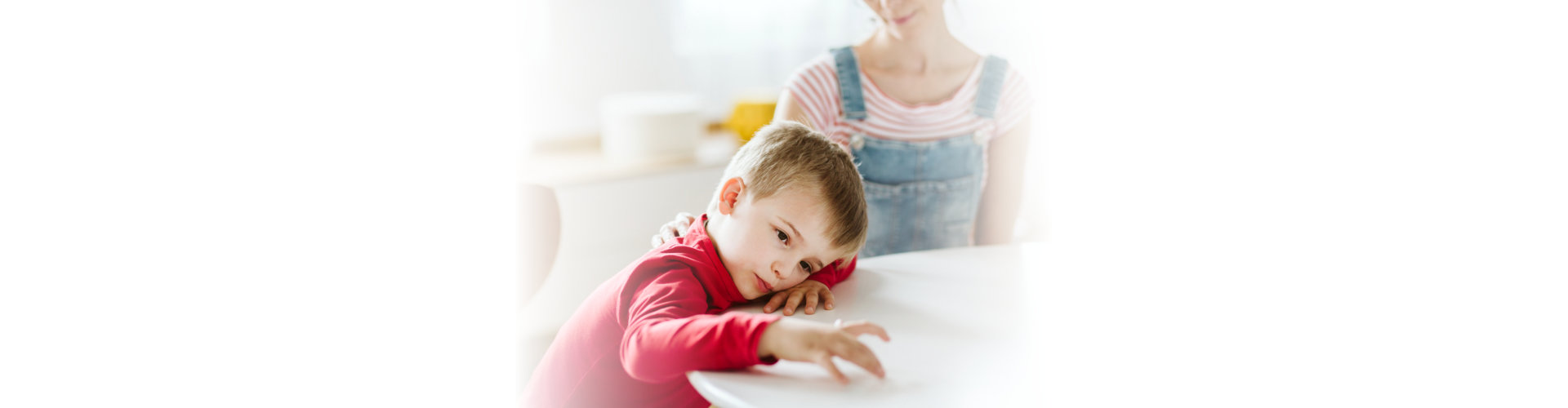 child with adhd not paying attention to his mother